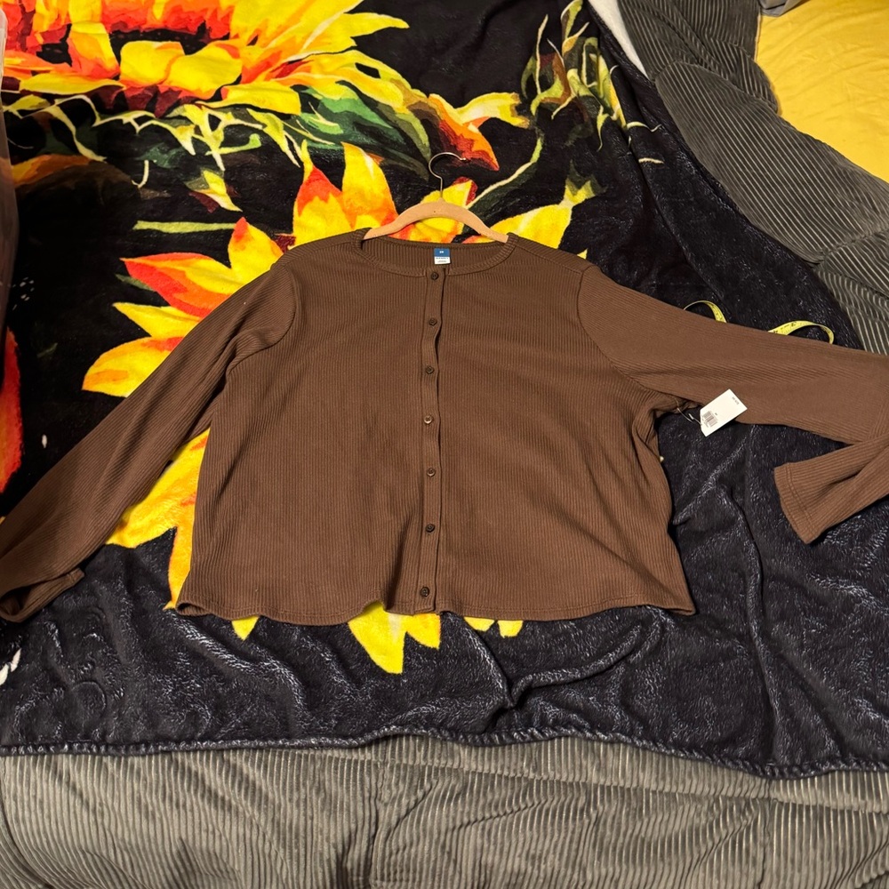 NWT old navy button up top